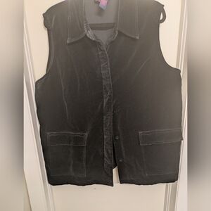 Denim&Co Classic Black Vest